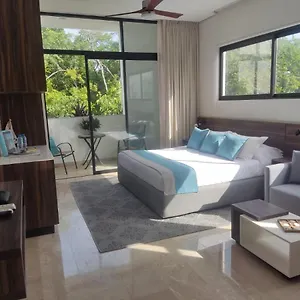 Nuevo Estudio Con Terraza Totalmente Equipado Aldea Zama Appartement